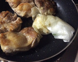鶏肉のソテー、ゆず胡椒クリームソース作り方2写真