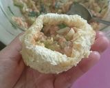残った餃子の具で◆油揚げ巾着スープ◆作り方4写真