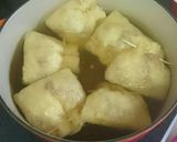 残った餃子の具で◆油揚げ巾着スープ◆作り方6写真
