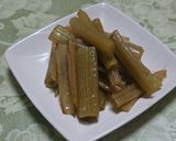 ふきの下準備と油炒め。作り方9写真