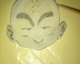 簡単キャラ弁☆ドラゴンボール☆クリリン作り方1写真
