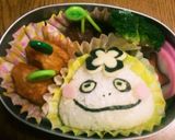 妖怪ウォッチキャラ弁☆ツチノコパンダ作り方4写真