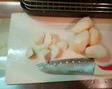 【母の味】里芋と鶏肉の味噌煮作り方1写真