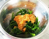 簡単すぎっ❗ほうれん草となめ茸和え作り方2写真