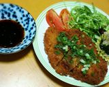 トンカツ＊大葉、柚子胡椒ポン酢作り方3写真