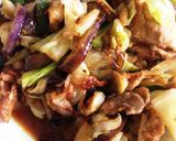 豚肉・なす・ｷｬﾍﾞﾂの簡単回鍋肉作り方5写真