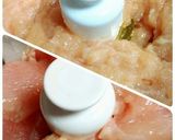 鶏胸肉の甘辛つくね焼き《軟骨入》作り方1写真