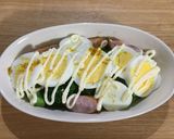 ブロッコリーと卵のカレマヨ焼き作り方3写真