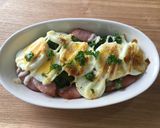 ブロッコリーと卵のカレマヨ焼き作り方4写真