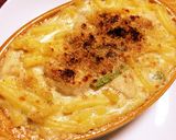 チキンと小松菜の味噌ゴマクリームパスタ作り方9写真