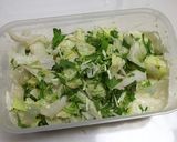 タッパーサラダの豆腐ドレッシング和え作り方3写真