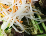 豚肉の薄切り冷しゃぶとたっぷりもやし作り方7写真