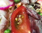 豚肉の薄切り冷しゃぶとたっぷりもやし作り方9写真
