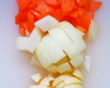 豆腐と根菜たっぷりのお味噌汁☆作り方1写真