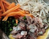 牛蒡と人参入り♪イワシのお好み焼き作り方2写真