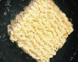 オレンジと食べる☆辛みそ豚骨つけ麺ランチ作り方6写真