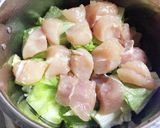 レタスと鶏ささみのコンソメ煮作り方2写真