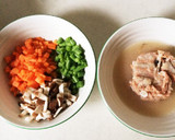 鮭の中骨缶・いなりあげで☆簡単彩り煮☆作り方2写真