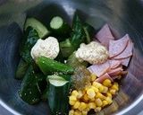 胡瓜の柚子こしょうマヨサラダ作り方1写真