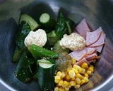 胡瓜の柚子こしょうマヨサラダ作り方1写真