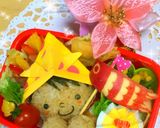 りんごの鯉のぼり弁当♪♪♪作り方5写真