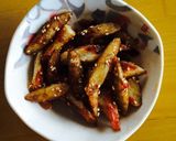 牛蒡と竹輪のスイチリ照り焼き☆おつまみ作り方4写真