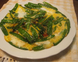 絹さや・えんどう豆の塩卵とじ作り方5写真