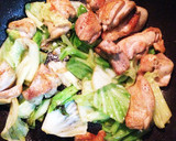 鶏肉とキャベツのスタミナ焼き作り方5写真
