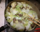 白菜と牛肉のうま煮作り方3写真