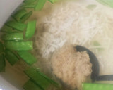 季節限定◆絹さやとふしめんの味噌汁作り方5写真