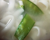 季節限定◆絹さやとふしめんの味噌汁作り方6写真