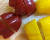 鶏肉とパプリカの中華マリネ作り方1写真