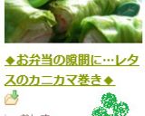 ◆お弁当の隙間に…レタスのカニカマ巻き◆作り方10写真