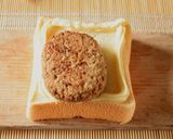 今日はロコモコトーストだ！作り方2写真