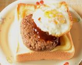 今日はロコモコトーストだ！作り方4写真