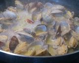 あさりの酒蒸しパスタ バター醤油風味作り方3写真