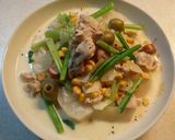 かぶと豆乳のスープパスタ作り方12写真