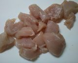 お弁当にも！　鶏むね肉の　簡単　照り焼き作り方2写真