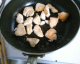 お弁当にも！　鶏むね肉の　簡単　照り焼き作り方5写真
