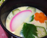 簡単！茶碗蒸し♡うどんを入れて小田巻蒸し作り方10写真