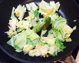 彩りおかず②キャベツのバタポン炒め作り方1写真