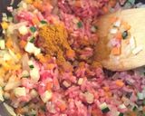 大豆とひき肉のカレー作り方8写真