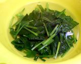 ほうれん草とウインナーのキムチ炒め！作り方1写真