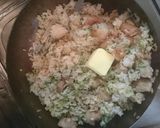 ゴロゴロ豚バラ肉のバター醤油めし☆作り方4写真