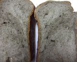 ★黒ごまクリーム★ＨＢで…黒い食パン♪作り方6写真