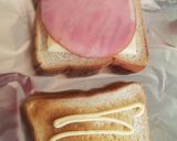 ハムと卵とチーズ野菜ホットサンド作り方4写真