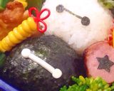 簡単♪♪ベイマックス✴︎キャラ弁作り方4写真