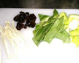チンゲン菜と貝のゆずポン酢バター炒め作り方2写真