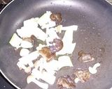 チンゲン菜と貝のゆずポン酢バター炒め作り方3写真