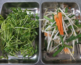 豆苗ともやしの炒め作り方1写真